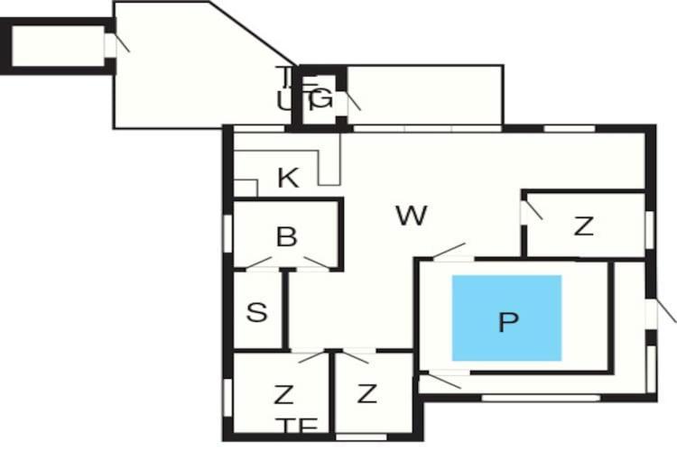 7 Person Holiday Home In Rsted Kare Eksteriør bilde