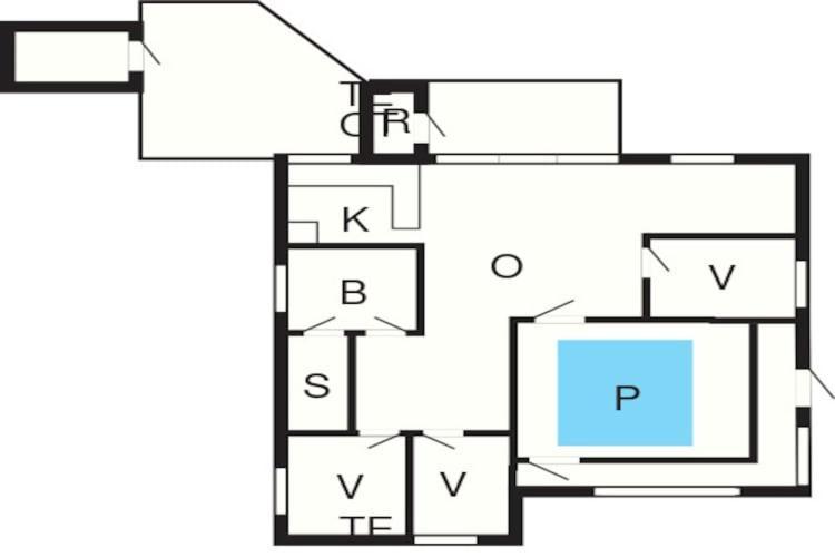 7 Person Holiday Home In Rsted Kare Eksteriør bilde